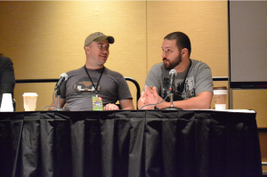 Photo by Alex Weiss. At Indy Pop Con 2014. Panel entitled "I Want to Play Your Indie Game"